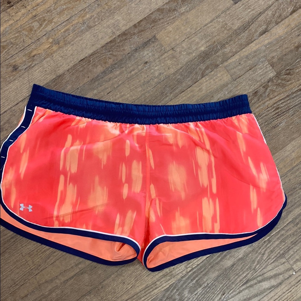 Under Armour Women's Bright Orange Athletic Shorts